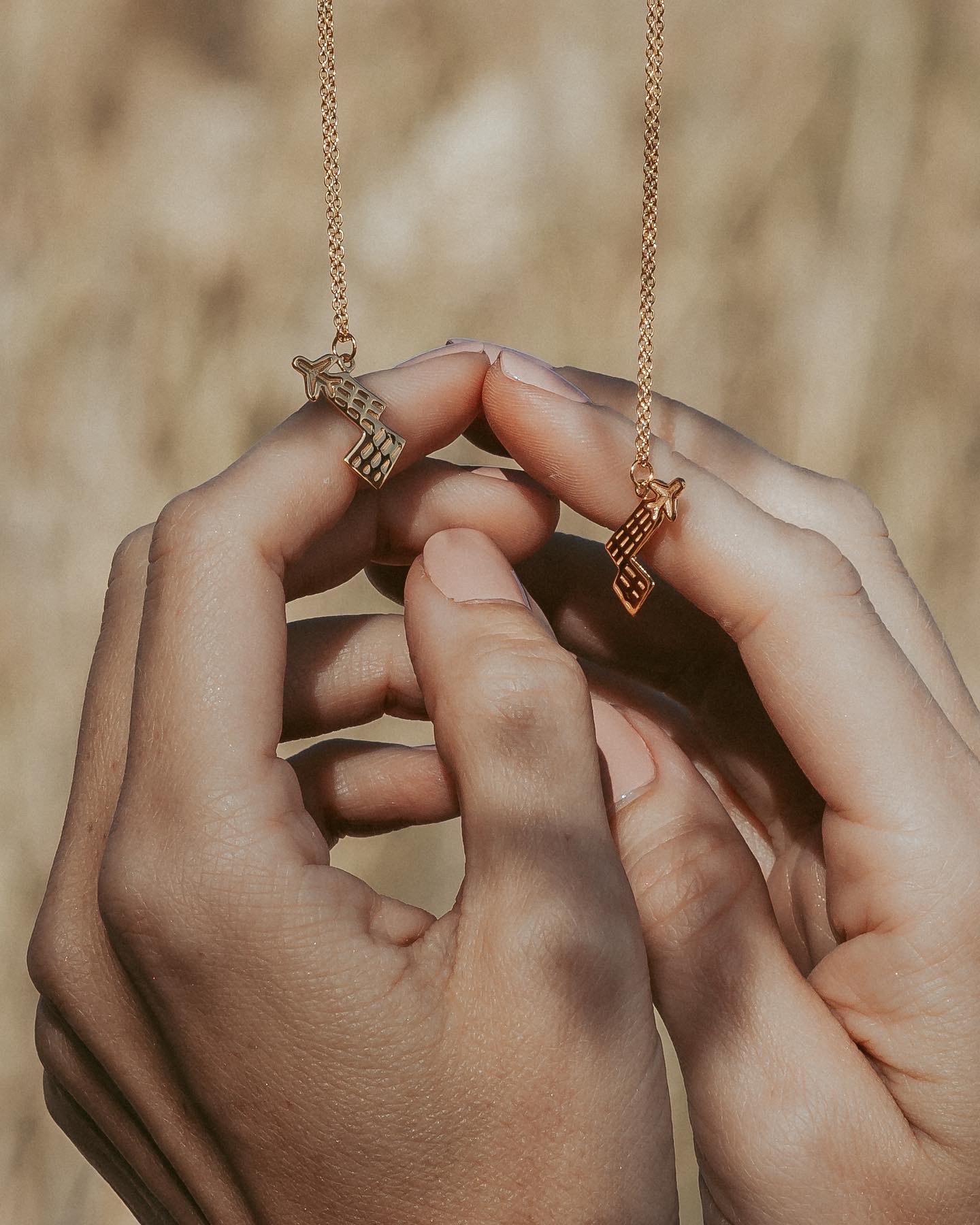 Soulmates in gold - 2 pieces from ZOLDI jewels shop